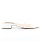 Sandálias femininas Steven by Steve Madden Hades Slip-on Slide, brancas, tamanho 8 M