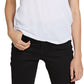 Camisetas femininas Volcom com logotipo Easy Babe Rad Tee, branca, tamanho G