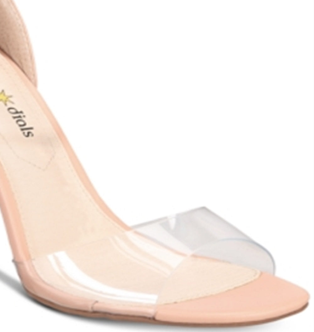 Seven Dials Natalie feminino com bico aberto e tira no tornozelo, sapato clássico marrom, tamanho 7 M