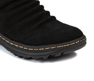 Botas de inverno femininas Baretraps Alick com pele sintética para clima frio, pretas, tamanho 11 M
