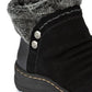 Botas de inverno femininas Baretraps Alick com pele sintética para clima frio, pretas, tamanho 11 M