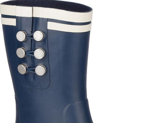 Botas de chuva altas Sperry Saltwater femininas, azuis, tamanho 5,5 M