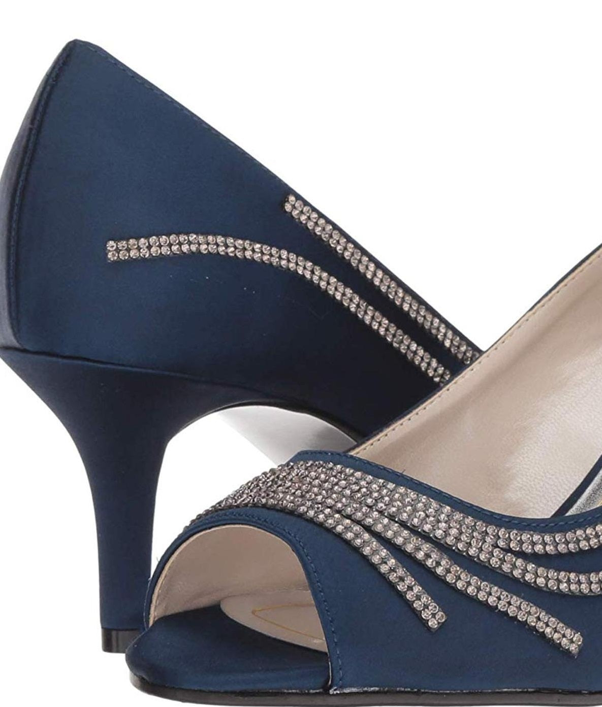 Caparros Oz Peep Toe Classic Scarpin Feminino Azul Tamanho 10M