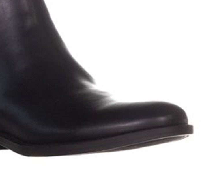 Tommy Hilfiger Botas de Couro Sintético Femininas Pretas Tamanho 8 M