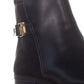 Tommy Hilfiger Botas de Couro Sintético Femininas Pretas Tamanho 8 M