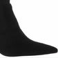 Botas femininas Steve Madden Remy bico fino na altura do tornozelo, tamanho 8M, pretas