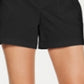 Shorts com cinto feminino INC International Concepts, preto, tamanho 2