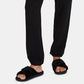 Calça de moletom Volcom Junior Fleece preta tamanho X-S