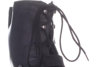 Botas de combate femininas Farrahh da American Rag, pretas, tamanho 7,5 M