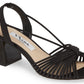 Sandália Nina Metallic Nadelyn Feminina Preta Tamanho 10 M