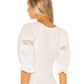Camiseta feminina Something Special da Free People, branca, tamanho pequeno