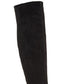 Material Girl Botas femininas Bravy com bico fechado e acima do joelho, pretas, tamanho 9 M