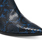 Botas Chelsea Steve Madden Gail Leather Femininas Biqueira Fina Azul Tamanho 9 M