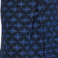 Vestido de noite feminino Alex Evenings com glitter, manga curta, decote em V, maxi bainha, azul, tamanho 14