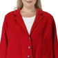 Blazer de malha Ralph Lauren feminino plus size vermelho tamanho 1X