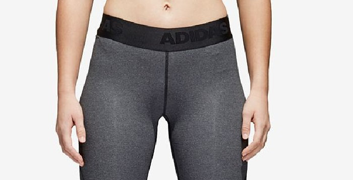 Calça Capri Adidas Alphaskin Fitness Feminina Cinza Tamanho XX-G