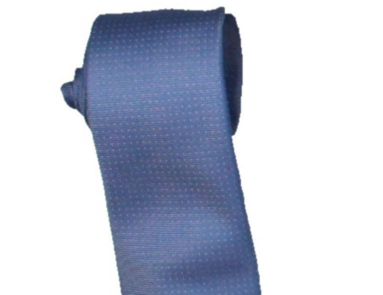 Gravata profissional masculina Nautica Tjorn Dot Business, azul, tamanho regular