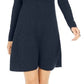 Vestido suéter canelado feminino Style &amp; Co, azul, tamanho PP