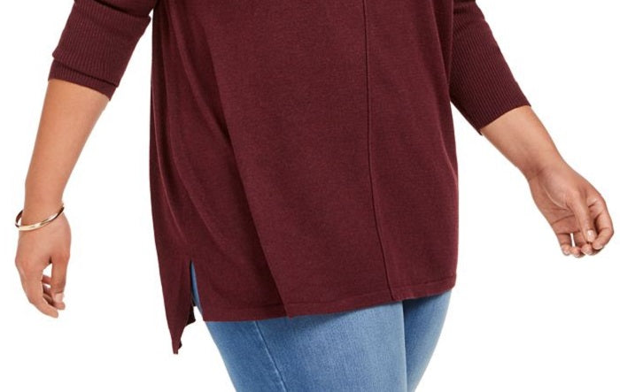 Blusa túnica feminina plus size com costura frontal e técnica mista, bege, tamanho 0X