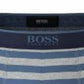Hugo Boss Baú Listrado Masculino Azul Tamanho X-Grande