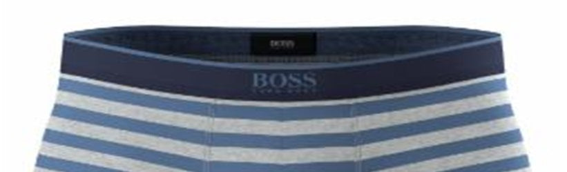 Hugo Boss Baú Listrado Masculino Azul Tamanho X-Grande