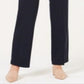 Calça feminina estilo &amp; co com controle de barriga, perna reta, azul, tamanho 8