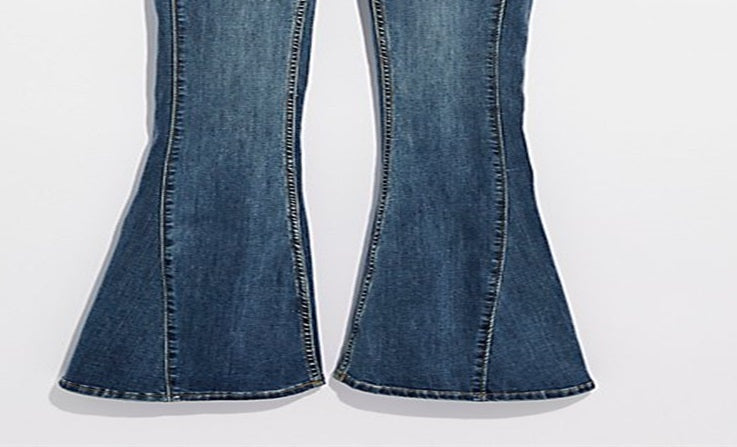 Calça Jeans Flare Dream Lover Feminina da Free People Azul Tamanho 30