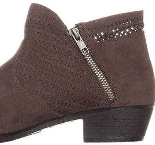 Botas femininas American Rag com bico redondo e salto bloco, marrom, tamanho 9,5 M