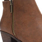 Carlos By Carlos Santana Brie Shootie Feminino Marrom Tamanho 10 M