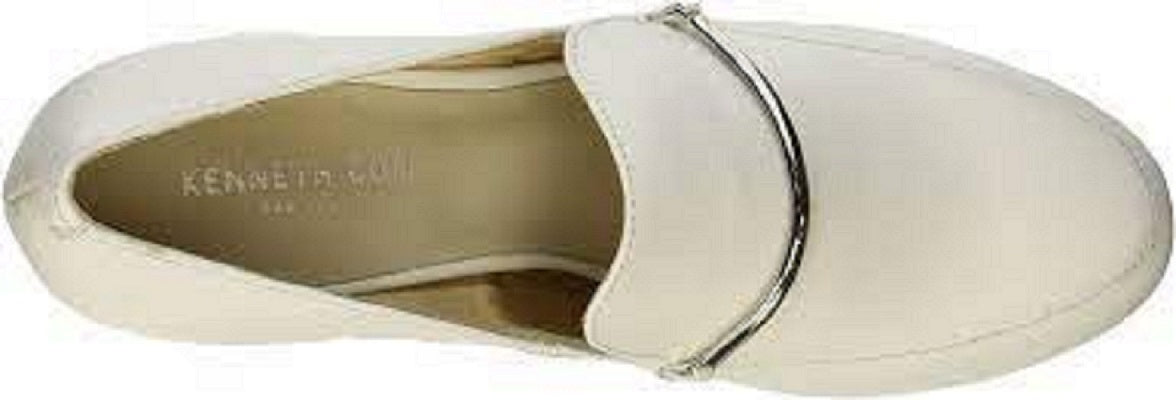 Kenneth Cole New York Daphne Feminino Fechado Casual Sapatos Brancos Tamanho 9 M