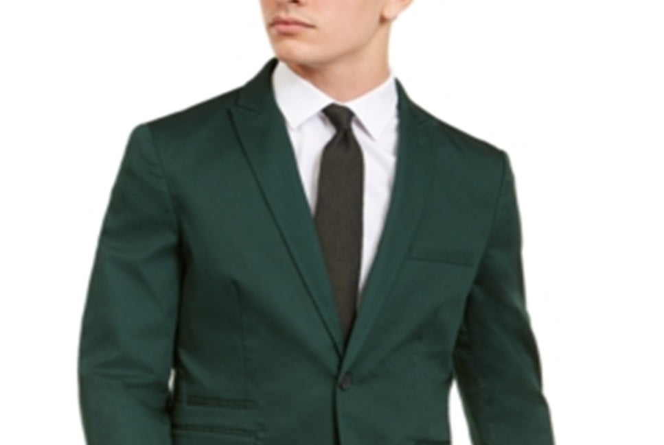 Jaqueta Slim Fit Masculina INC International Concepts Verde Tamanho Pequeno