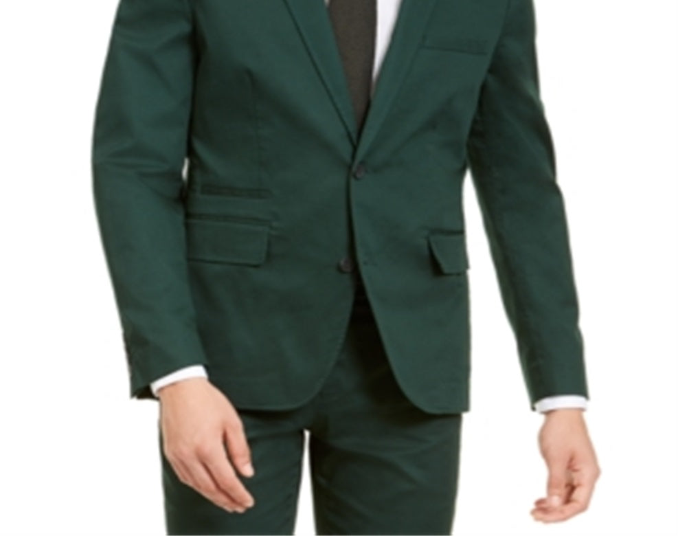 Jaqueta Slim Fit Masculina INC International Concepts Verde Tamanho Pequeno