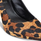 DKNY Camel Leopard Lexi Pump Feminino Marrom Tamanho 8