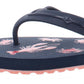 Chinelo Sperry Feminino Warf com Estampa de Lagosta Rosa Tamanho 7 M