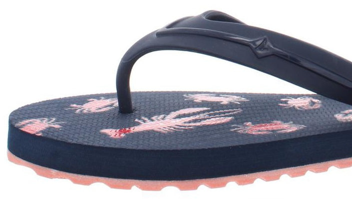 Chinelo Sperry Feminino Warf com Estampa de Lagosta Rosa Tamanho 10 M
