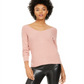 Blusa Henley Manga Tulipa Feminina Bar III Rosa Tamanho X-S