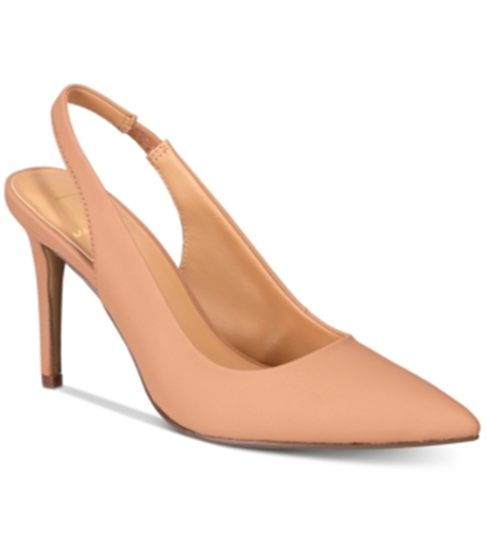 MG35 Sapatos femininos Darcie bico fino salto alto tamanho 9,5M