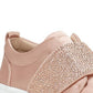 INC International Concepts Feminino Safira Tecido Cano Baixo Rosa Tamanho 9,5M