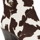 INC Botas femininas Latisha bico fino salto bloco com zíper e tiras acolchoadas confortáveis, estilo cow, tamanho 7,5 M