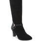 Karen Scott Sharonn Botas Femininas Fechadas Cano Médio Marrom Tamanho 7,5M-WC