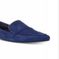Steve Madden Carver Tailored Flats Feminino Azul Tamanho 10 M