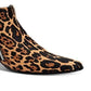 Calvin Klein Fara Natural Winter Leopard Botas Femininas Marrom Tamanho 9 M