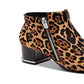 Calvin Klein Fara Natural Winter Leopard Botas Femininas Marrom Tamanho 9 M