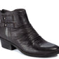 Botas femininas Baretraps Georgina Slouchy com tiras e tornozelo cinza, tamanho 9,5 m