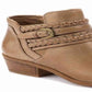 Botas femininas Baretraps Giles bico redondo tornozelo fashion marrom tamanho 10 M