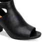 Botas femininas Monyaa de couro sintético estilo &amp; co, marrom, tamanho 7,5 M