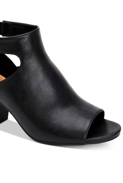 Botas femininas Monyaa de couro sintético estilo &amp; co, marrom, tamanho 7,5 M
