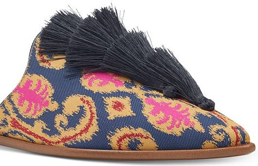 Mules Ollial Femininos Nine West Azul 6,5M