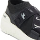 Tênis DKNY Clara Logo Strap Feminino Preto Tamanho 8,5
