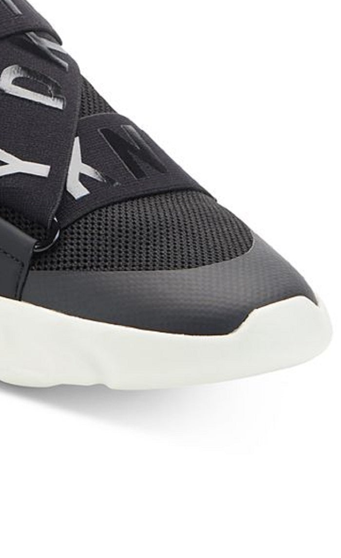 Tênis DKNY Clara Logo Strap Feminino Preto Tamanho 8,5